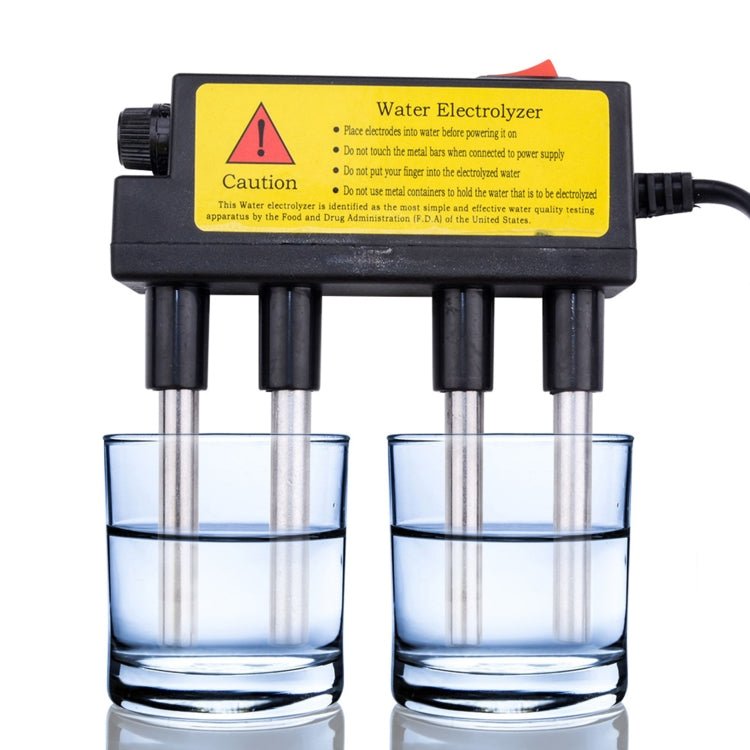 2 PCS Household Electrolyzer Test Electrolysis Water Tools Water Purity Level Meter PH Testing Tool Water Quality Tester(EU Plug) - Eurekaonline