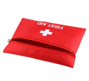 2 PCS Portable First Aid Kit with Bag, Includes Sanitizing Pads, Gauzes, Scissors,Band-aids and Tweezers, Random Color Delivery - Eurekaonline