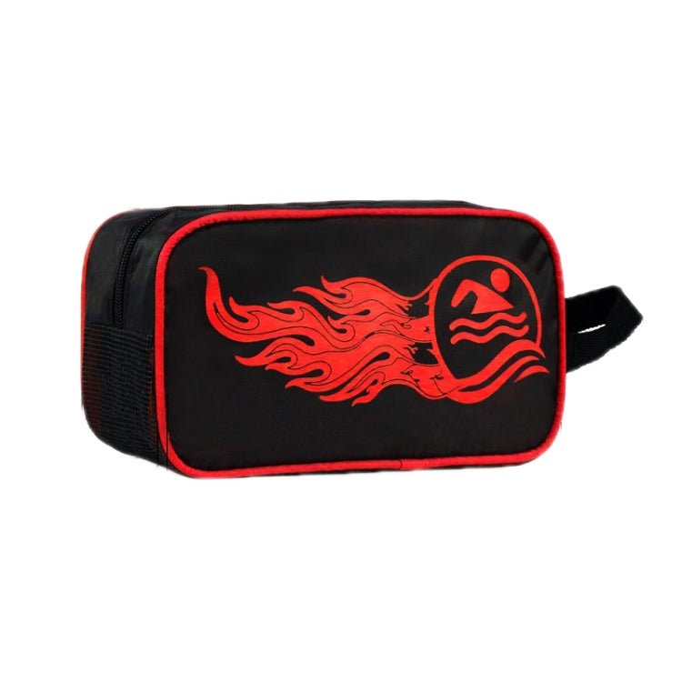 2 PCS Portable Storage Beach Swimming Zipper Tote Bag, Color: Red - Eurekaonline