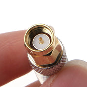 2 PCS SMA Female to F Female RF Coaxial Connector - Eurekaonline