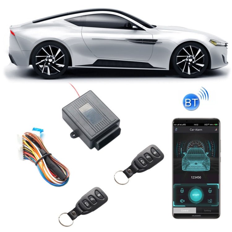 2 Set Car Key-Free Access To The Central Control Lock Mobile Phone APP Control Open And Close The Car Door, Specification: T240 - Eurekaonline