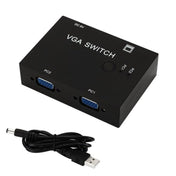 2-VGA Input to 1-VGA Output Switch Computer Host Switch Converter - Eurekaonline