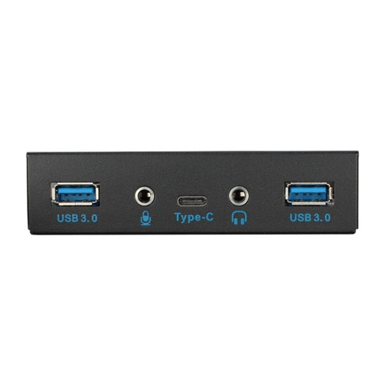 2 x USB 3.0 + HD Audio + USB-C / Type-C Floppy Drive Front Panel - Eurekaonline