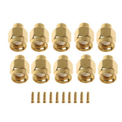 20 PCS SMA-JB3 RF Connector SMA Male Inner Screw & Pin Solder Semi-Rigid Eurekaonline