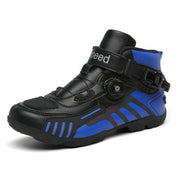 2006 Outdoor Cross-Country Motorcycle Riding Short Boots, Size: 42(Blue) Eurekaonline