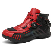 2006 Outdoor Cross-Country Motorcycle Riding Short Boots, Size: 44(Red) Eurekaonline