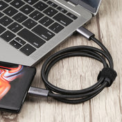20Gbps USB 3.2 USB-C / Type-C Male to USB-C / Type-C Male Braided Data Cable, Cable Length:2m(Black) Eurekaonline
