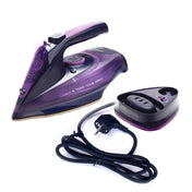 2400W Household Wireless Iron Handheld Steam Iron Garment Steamer,EU Plug(Purple) Eurekaonline