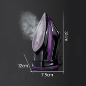 2400W Household Wireless Iron Handheld Steam Iron Garment Steamer,EU Plug(Purple) Eurekaonline