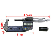 25-50mm Electronic Digital Micrometer (resolution 0.001mm) Eurekaonline