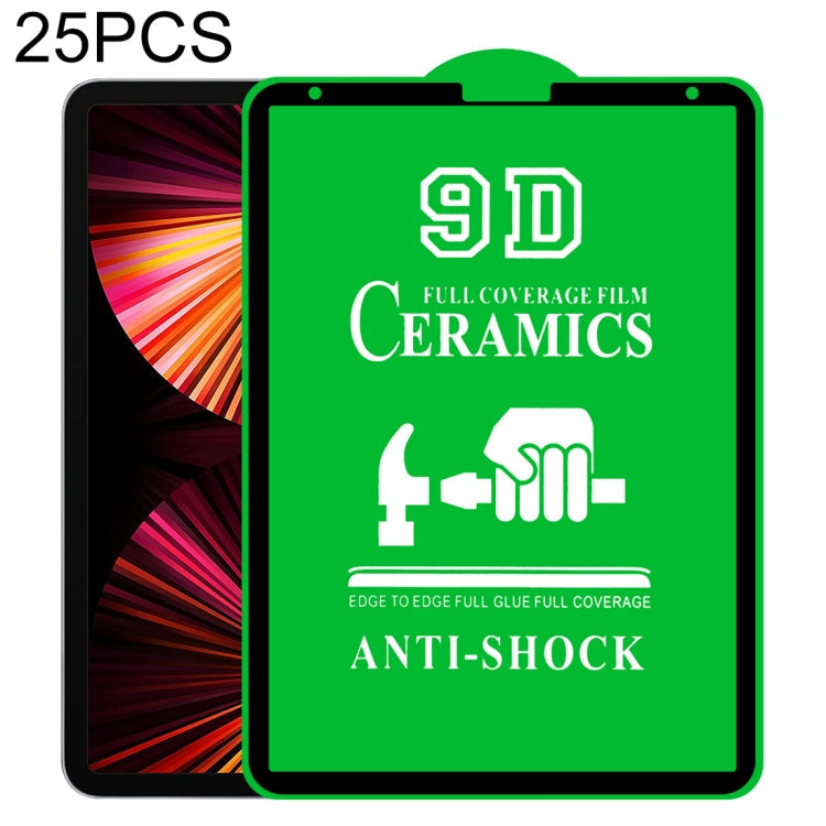 25 PCS 9D Full Screen Full Glue Ceramic Film For iPad Pro 11 2021 Eurekaonline