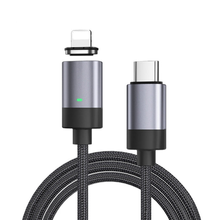 27W USB-C / Type-C to 8 Pin Fast Charging Magnetic Data Cable, Style: 1m Cable + Magnetic Head Eurekaonline