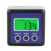 3 Button Mini Precision Magnetic Digital Tilt Box / Tilt Meter / Inclinometer(Blue) Eurekaonline