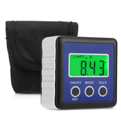 3 Button Mini Precision Magnetic Digital Tilt Box / Tilt Meter / Inclinometer(Blue) Eurekaonline