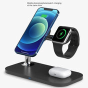 3 In 1 Magnetic Wireless Charger For iPhone12/13&iWatch&AirPods(Black) Eurekaonline