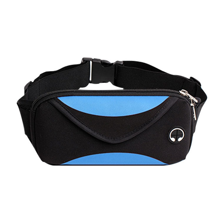 3 PCS Outdoor Sports Waist Bag Anti-Lost Mobile Phone Bag Running Riding Multifunctional Water Bottle Bag(Dark Blue) Eurekaonline