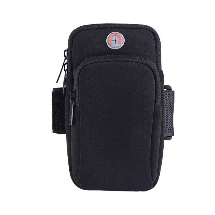 3 PCS Running Mobile Phone Arm Bag Men And Women Fitness Outdoor Hand Bag Wrist Bag  for Mobile Phones Within 6.5 inch( Black) Eurekaonline