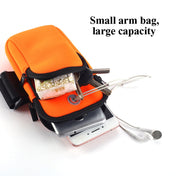 3 PCS Running Mobile Phone Arm Bag Men And Women Fitness Outdoor Hand Bag Wrist Bag  for Mobile Phones Within 6.5 inch( Orange) Eurekaonline