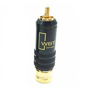 3 PCS WBT-0144 RCA Lotus Plug AV Audio and Video Plug(Black) Eurekaonline