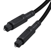 30m EMK OD4.0mm Square Port to Square Port Digital Audio Speaker Optical Fiber Connecting Cable(Black) Eurekaonline