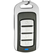 315MHz Metal Learning Code 4 Keys Remote Control for Car Garage Door (Black + Silver) Eurekaonline