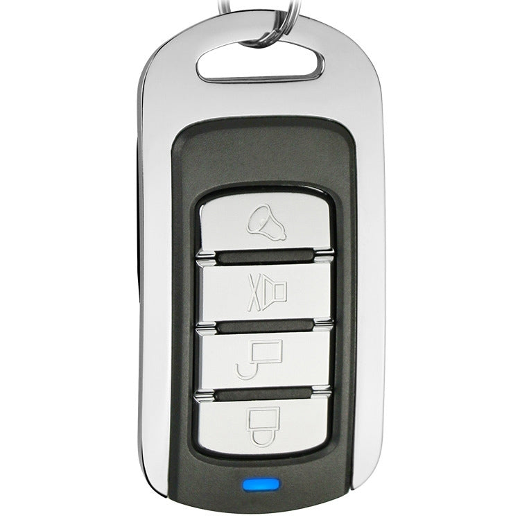 315MHz Metal Learning Code 4 Keys Remote Control for Car Garage Door (Black + Silver) Eurekaonline