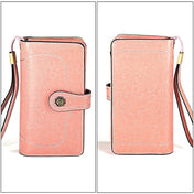 3555 Large Capacity Long Multi-function Anti-magnetic RFID Wallet Clutch for Ladies with Card Slots (Pink) Eurekaonline