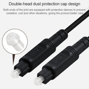 3m EMK OD4.0mm Square Port to Square Port Digital Audio Speaker Optical Fiber Connecting Cable(Black) Eurekaonline