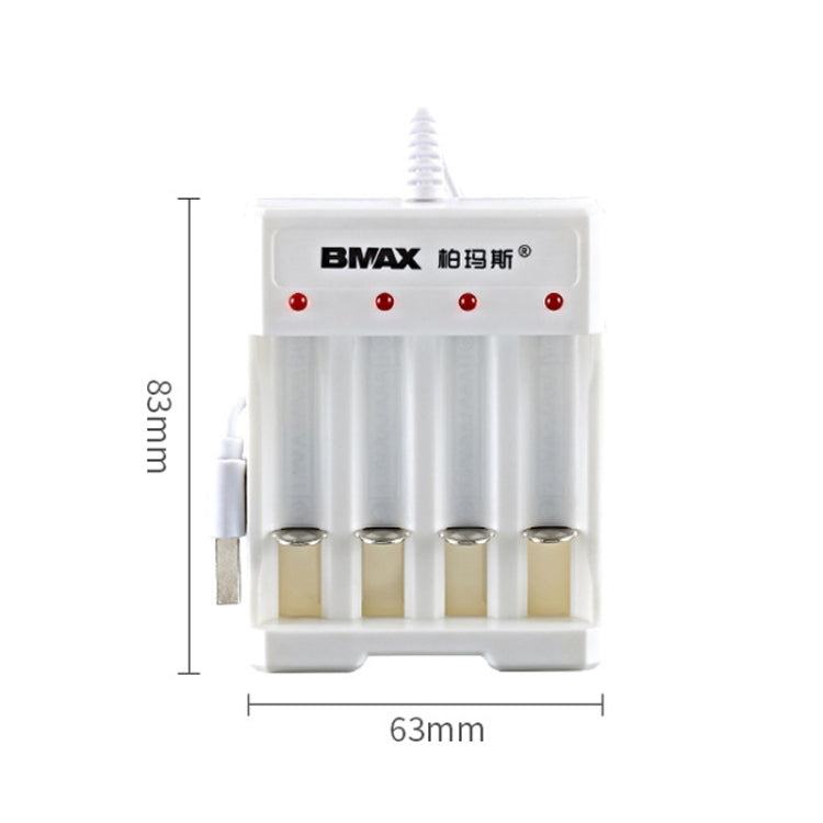 AA 1.2V Battery 4 Slot USB Charger(English Boxed) Eurekaonline