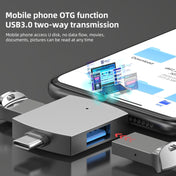 4 in 1 8 Pin + USB-C / Type-C Male to USB 3.0 + USB Female OTG Card Reader Eurekaonline