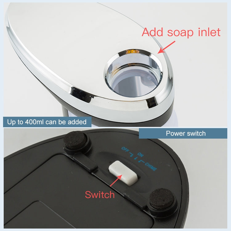 400ml Automatic Liquid Soap Dispenser Bathroom Kitchen Touchless Stainless Steel Smart Sensor Soap Dispenser Eurekaonline