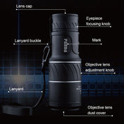 40x60 12X Pocket High Times High Definition Night Vision Focusing Monocular Telescope(Black) Eurekaonline