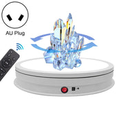 42cm LED Light Electric Rotating Display Stand Turntable, Power Plug:AU Plug(White) Eurekaonline