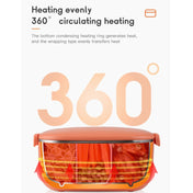 48W 1L  304 Stainless Steel Heating Lunch Box Can Be Plugged In US Plug(Orange) Eurekaonline