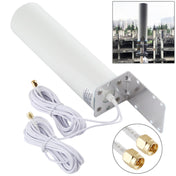 4G LTE WiFi 12DBi Omni External Barrel Antenna with SMA Male(White) Eurekaonline