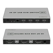 4K KYSW59 60HZ DP USB KVM Switch 2-in-1 Computer Sharing Device Eurekaonline