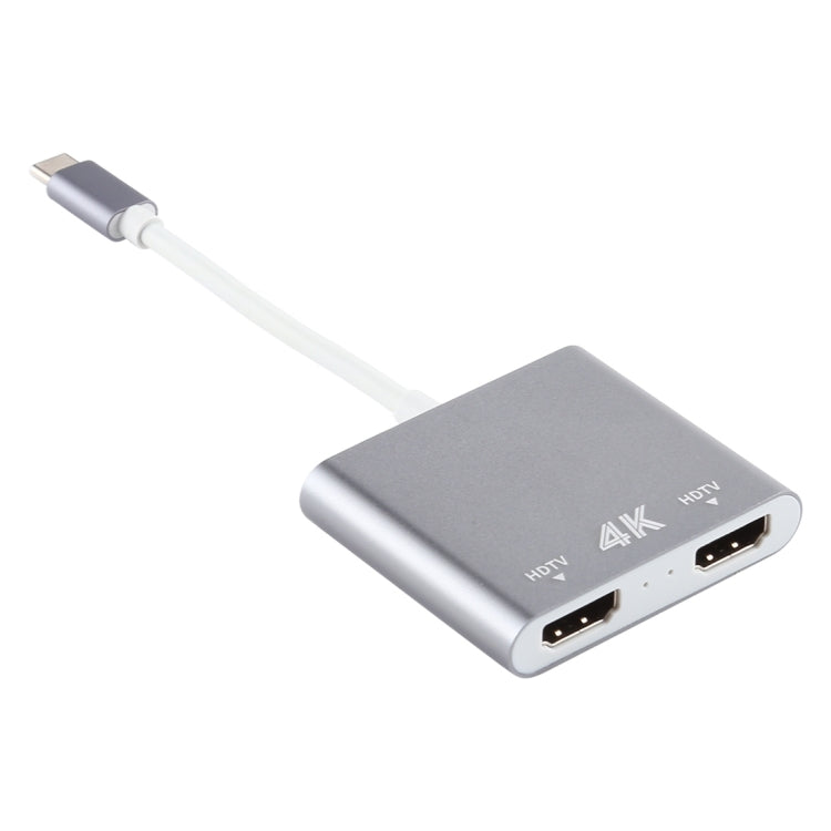 4K Ultra HD Dual HDMI Interface Output to USB-C / Type-C Adapter Eurekaonline