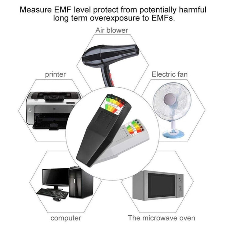 5-LED Electromagnetic Radiation Detector EMF Meter Tester Eurekaonline