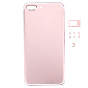 5 in 1 for iPhone 7 Plus (Back Cover + Card Tray + Volume Control Key + Power Button + Mute Switch Vibrator Key) Full Assembly Housing Cover(Rose Gold) Eurekaonline