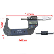 50-75mm Electronic Digital Micrometer (resolution 0.001mm) Eurekaonline