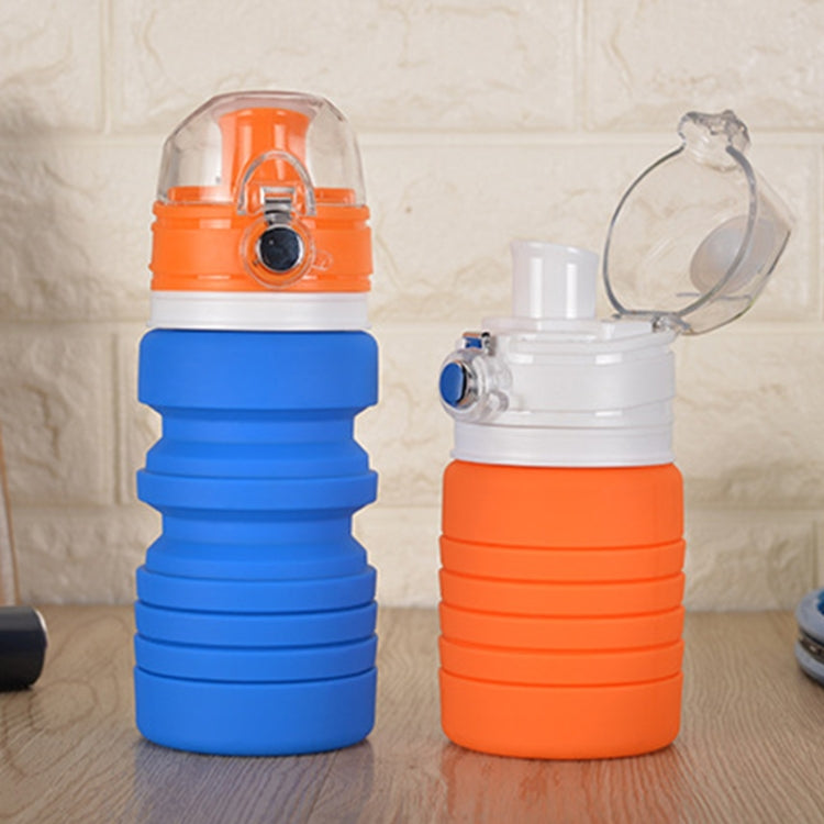 500mL Outdoor Travel Silicone Foldable Kettle Telescopic Cup Sports Drinking Bottle Eurekaonline