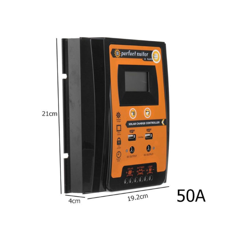 50A 12 / 24V Portable Solar Charging Controller Eurekaonline
