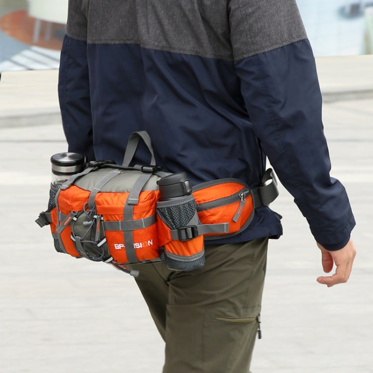 5L Outdoor Sports Multifunctional Cycling Hiking Waist Bag Waterproof Large-Capacity Kettle Bag, Size: 28.5 x 15 x 13cm(Orange) Eurekaonline
