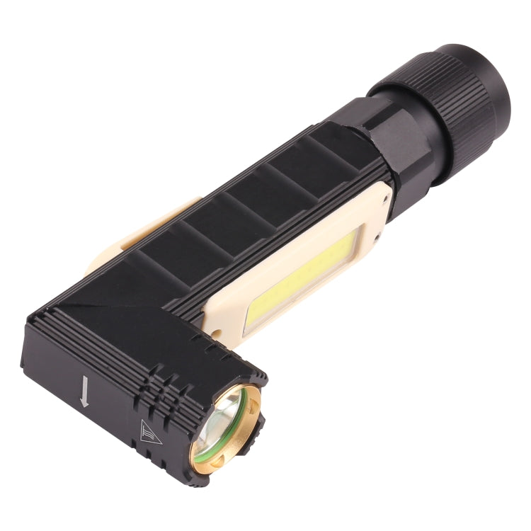 5W 90 Degree Folding Multi-functional Led Flashlight 5 Modes, Size: Large Eurekaonline
