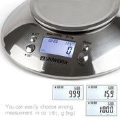 5kg/1g  High Precision Kitchen Scale Roasting Electronic Scale Coffee Scale with  Alarm Timer(Silver) Eurekaonline