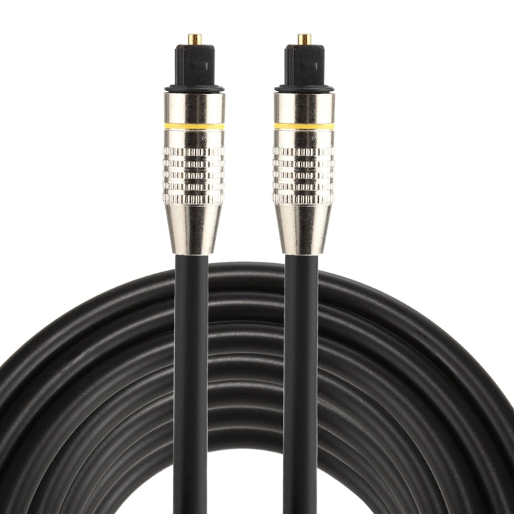 5m OD6.0mm Nickel Plated Metal Head Toslink Male to Male Digital Optical Audio Cable Eurekaonline