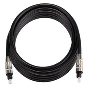 5m OD6.0mm Nickel Plated Metal Head Toslink Male to Male Digital Optical Audio Cable Eurekaonline