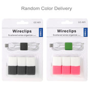 6 PCS  Smart Wire Cable Clips Scattered Wires Organize, Random Color Delivery Eurekaonline
