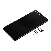 6 in 1 for iPhone 7 Plus (Back Cover + Card Tray + Volume Control Key + Power Button + Mute Switch Vibrator Key + Sign) Full Assembly Housing Cover (Jet Black) Eurekaonline