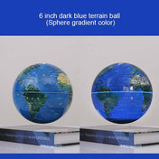 6 inch Bilingual Dark Blue Colored Light Magnetic Levitation Globe + Book Shape Base Office Crafts Ornaments, EU Plug Eurekaonline